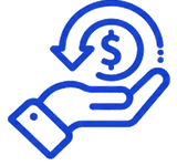 Blue engine icon, commonly used for check engine lights in vehicles, indicating diagnostics.